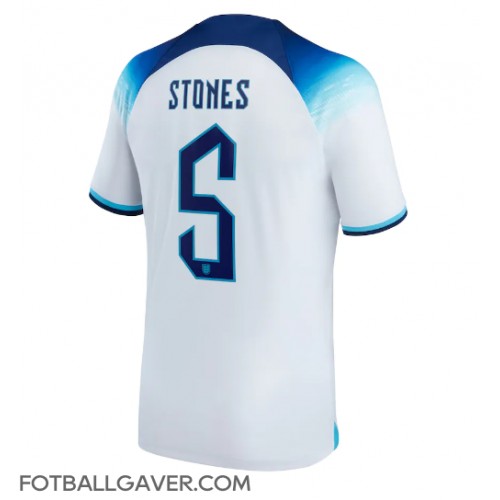 England John Stones #5 Fotballklær Hjemmedrakt VM 2022 Kortermet
